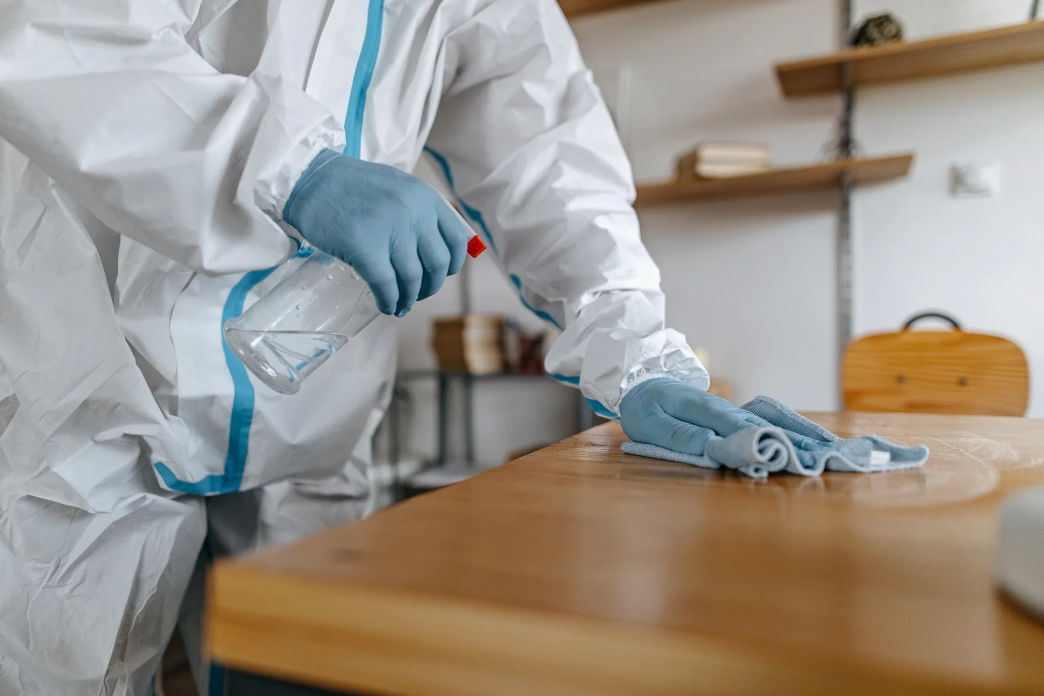 Commercial disinfection in Calgary performed by certified technicians using hospital-grade disinfectants