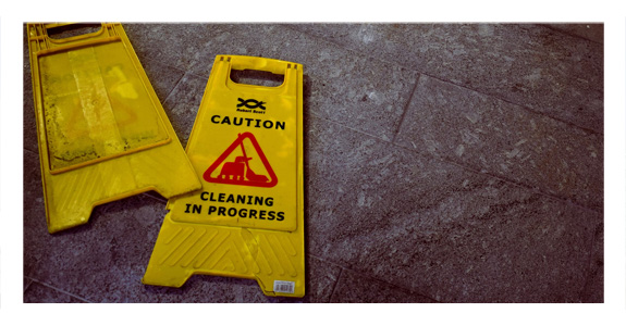 A detailed, custom commercial cleaning plan being reviewed and implemented by specialists.
